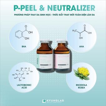 Peel da KyungLab P-Peel + Neutralizer thay da sinh học - tái sinh làn da không gây bong tróc da