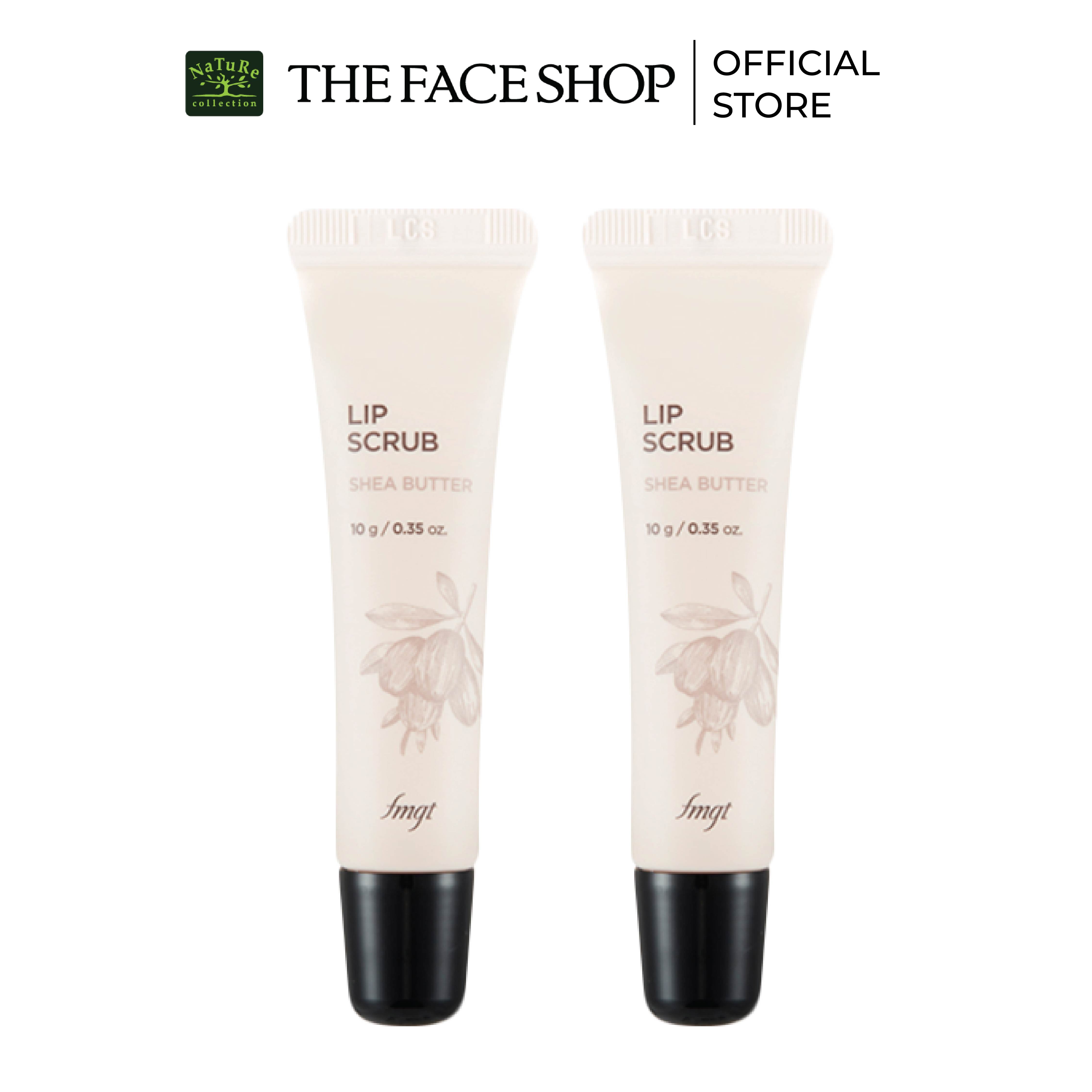 Combo 2 kem tẩy tế bào chết môi thefaceshop lip scrub 10gx2