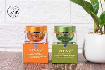Combo kem dưỡng trắng da ngày và đêm Zenny (15g x 2 hộp)
