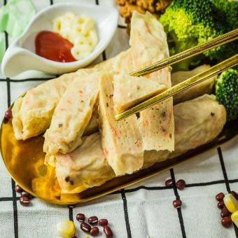 Chả cuốn tuyết hoa Happy Meal - La Colline thực phẩm tươi ngon, đóng gói tiện lợi, dùng chiên, nướng, lẩu - 500gr