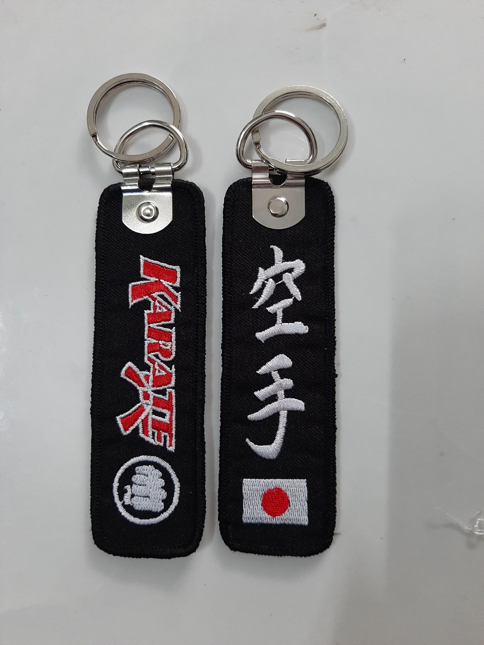 Móc Khóa Thêu 2 Mặt Võ Thuật Đủ Loại