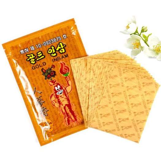 (GÓI 25 MIẾNG) CAO DÁN HỒNG SÂM GOLD INSAM HÀN QUỐC