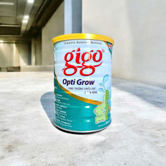 Sữa tăng trưởng chiều cao Gigo Opti grow Hộp 900g (Tăng trưởng chiều cao & cân nặng)
