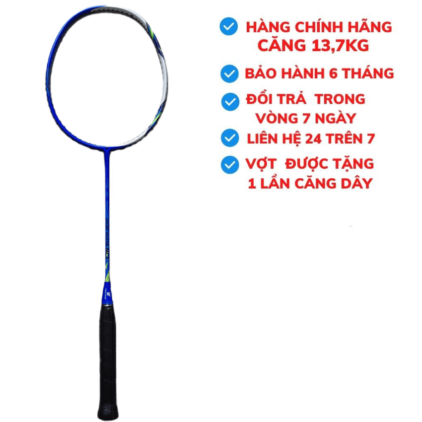 Vợt cầu lông SPORTHOUSE MC2 Lực căng tối đa 13.7kg (Bảo Hành 6 Tháng)