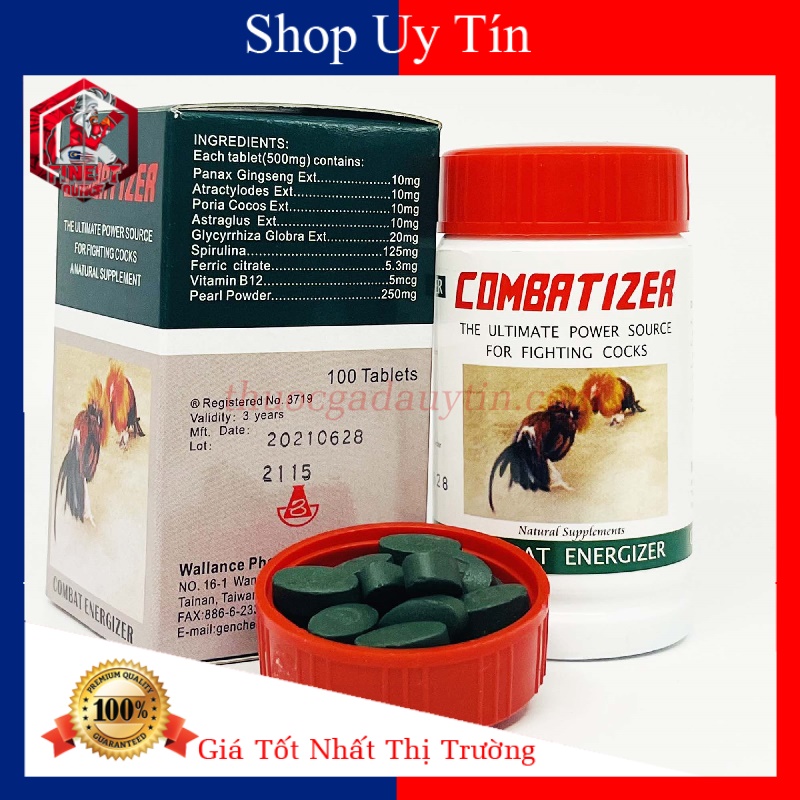 Combatizer Hộp 20 Viên Sản Phẩm Tăng Bo Cấp Tốc Cho Chiến Kê Trong 1Tuần