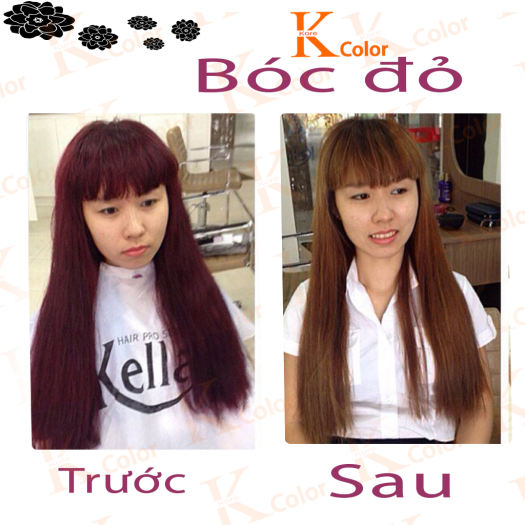 Thuốc Nhuộm Bóc Đen - Thuốc Nhuộm Bóc Đỏ Kcolor