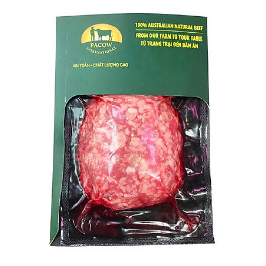 Thịt bò Úc xay Pacow Minced (khay 250g)