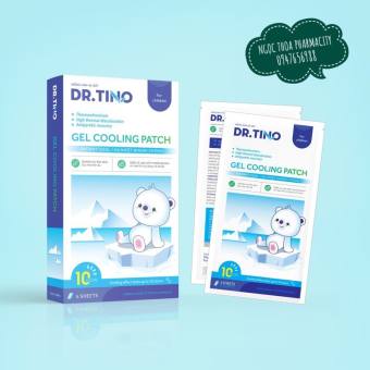 Miếng dán hạ sốt Dr.Tino - Hộp 6 miếng
