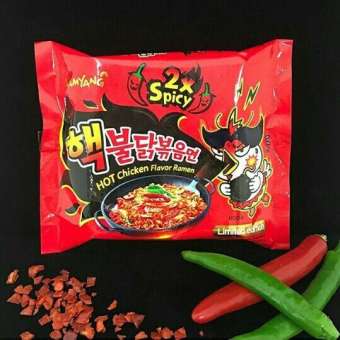 Giá sốc] Lốc 5 gói mì siêu cay 2x Samyang(tặng 1 con emoji lò xo