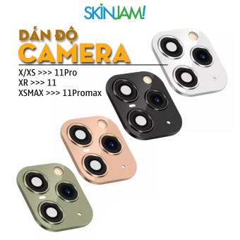 Dán Độ Camera Thần Thánh iPhone X/Xs lên 11Pro/ Xr lên 11/ Xsmax lên 11Promax - Tặng Miếng Lau