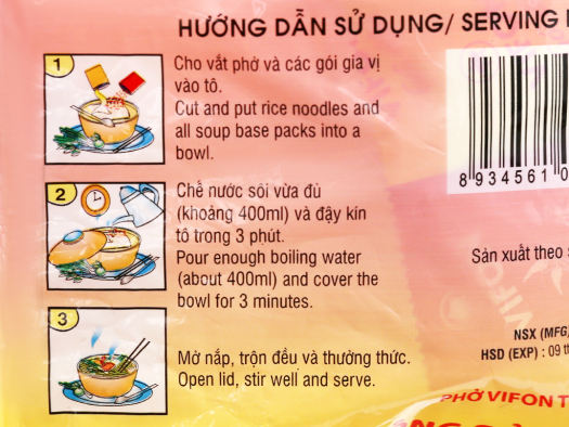 Thùng phở gà VIFON 30 gói - 65 gram/gói