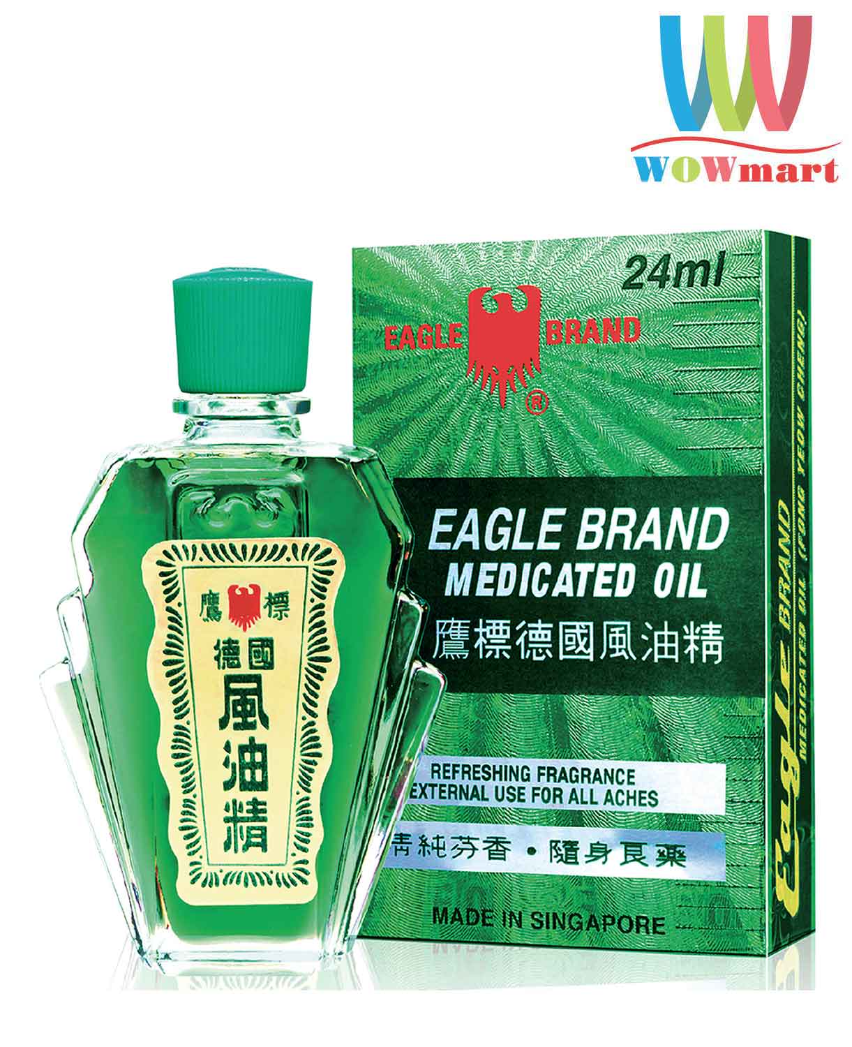 Combo 3 lọ dầu gió xanh 24ml singapo.