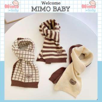 Khăn len trẻ em cao cấp Mimobaby- Khăn choàng len tăm siêu mềm mịn cho bé trai và bé gái 2-12 tuổi KL212