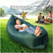 Banana Bed Inflatable Sleeping Bag for Outdoor Camping Relaxation