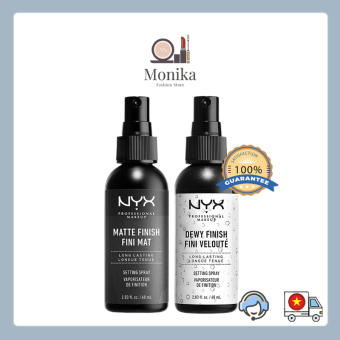 Xịt khoá lớp trang điểm NYX 60ML Dewy, Matte Finish Long Lasting Setting Spray