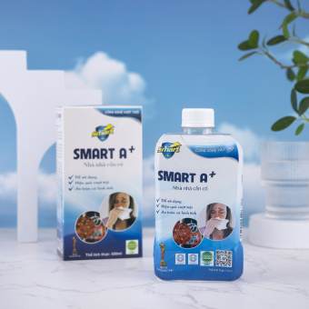 Dung dịch Smart A+ sát khuẩn Smart Anolyte (Nước A) khử khuẩn tay, bề mặt an toàn từ thiên nhiên không kích ứng 500ml