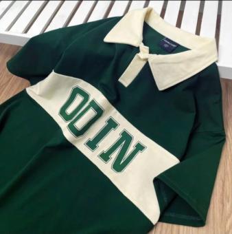 Áo Thun Form Rộng tay Lỡ Unisex Nam Nữ Cổ POLO HP99