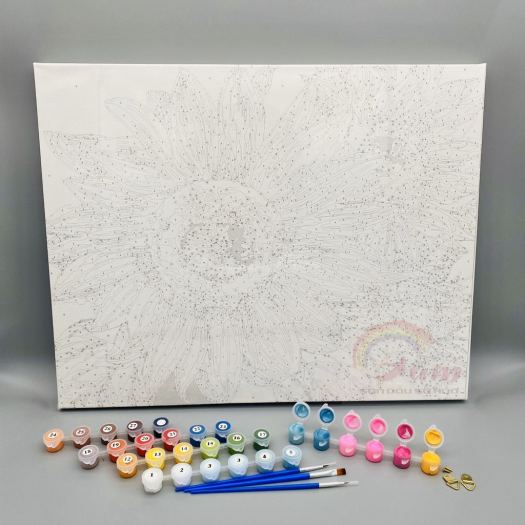 Hot-selling household goods Tranh tô màu sơn dầu số hoá Gam 🎨CHUẨN MÀU🎨 Hoa sen lotus