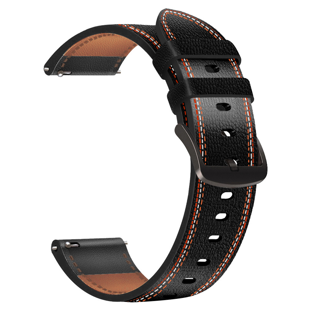 Dây Đeo Bằng Da 22Mm Cho Xiaomi Smart Mi Watch Dây Đeo Phiên Bản Thể Thao Màu Dây Đeo Cổ Tay Dây Đeo