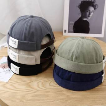 Nón tròn không vành phong cách Nhật Bản thời trang cho nam nữ