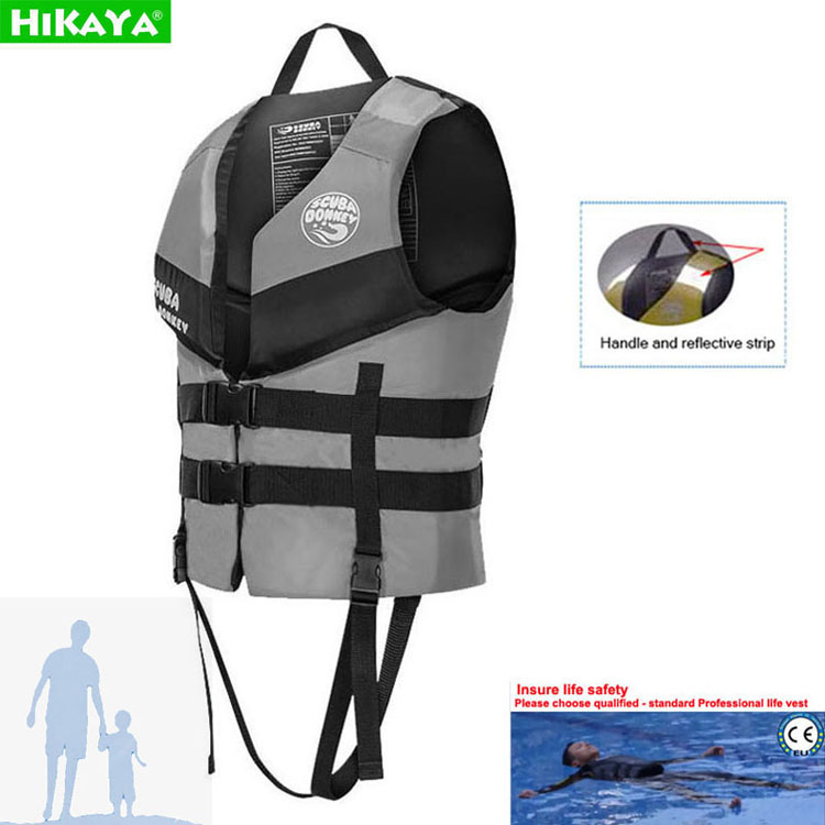 Áo Phao HIKAYA Dành Cho Người Lớn Và Trẻ Em Nổi, Áo Phao Cứu Sinh Mạnh Mẽ, Bộ Đồ Sinh Tồn Khi Bơi. Đi Thuyền Câu Cá Lướt Sóng Dưới Nước Đồ An Toàn Thể Thao Có Tay Cầm Và Dây Đeo Đùi An Toàn