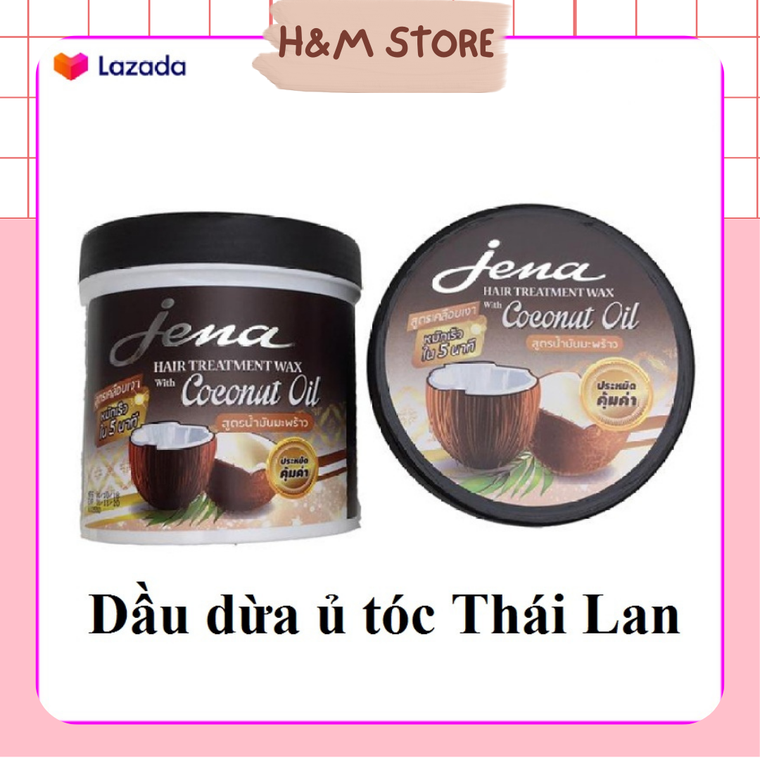 Dầu dừa ủ tóc siêu mềm mượt phục hồi tóc khô xơ jena hàng thái lan