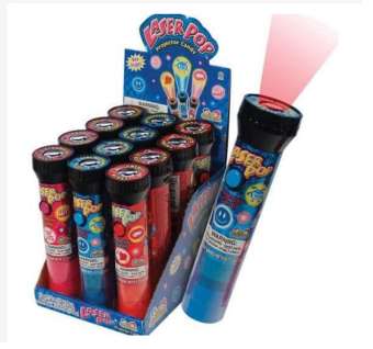 Lẻ 1 chiếc Kẹo đèn Pin Mỹ Đèn Chiếu Laser Pop hình chiếu ngộ Nghĩnh