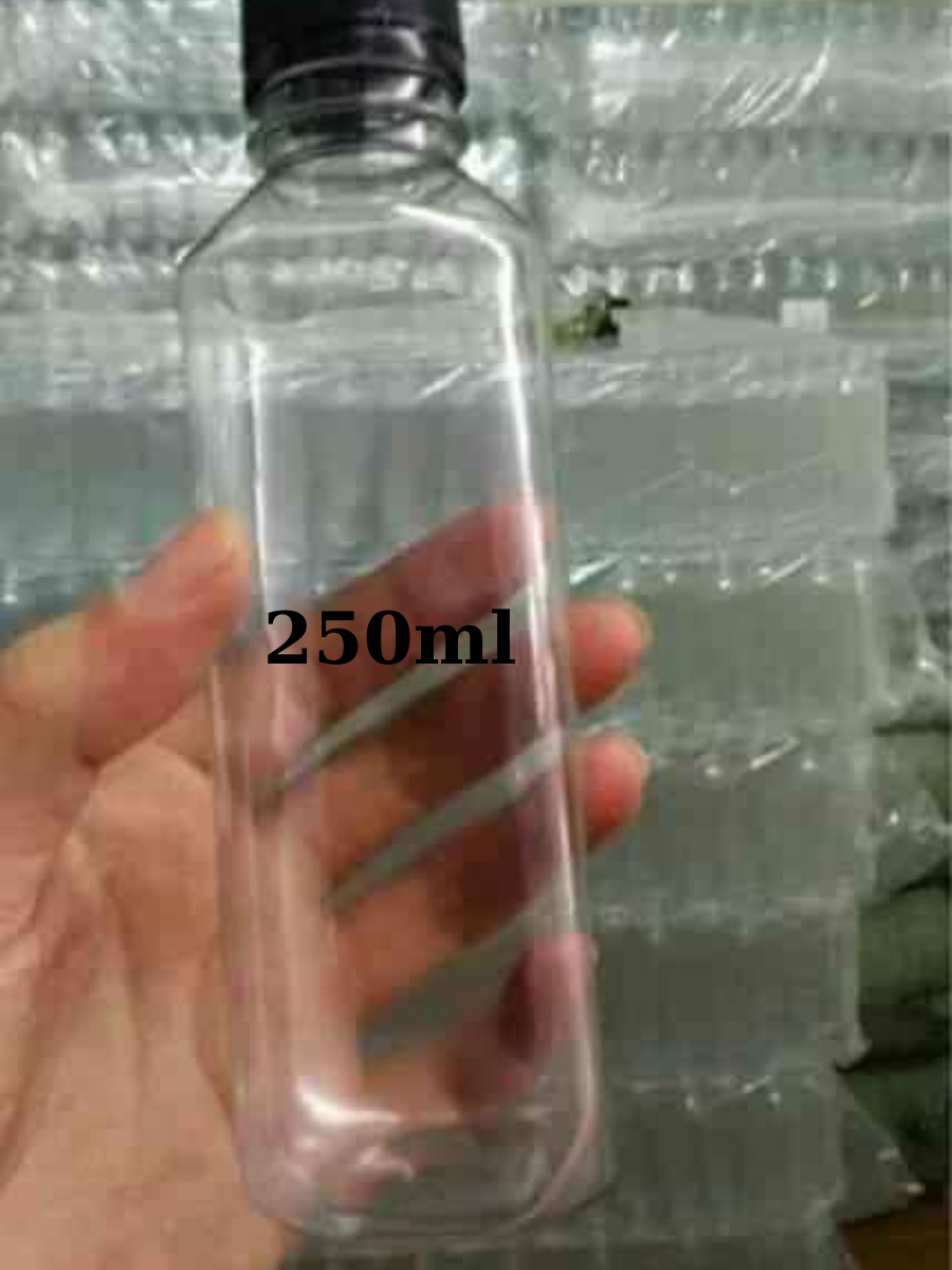 100 chai nhựa 250ml