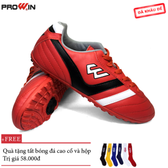 Giày Đá Bóng Prowin FK03 Xanh Dương - Tặng kèm tất bóng đá cao cổ ĐỒ TẬP TỐT