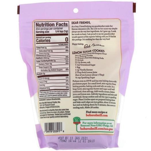 BAKING SODA - MUỐI NỞ HỮU CƠ (gói lớn 454g)