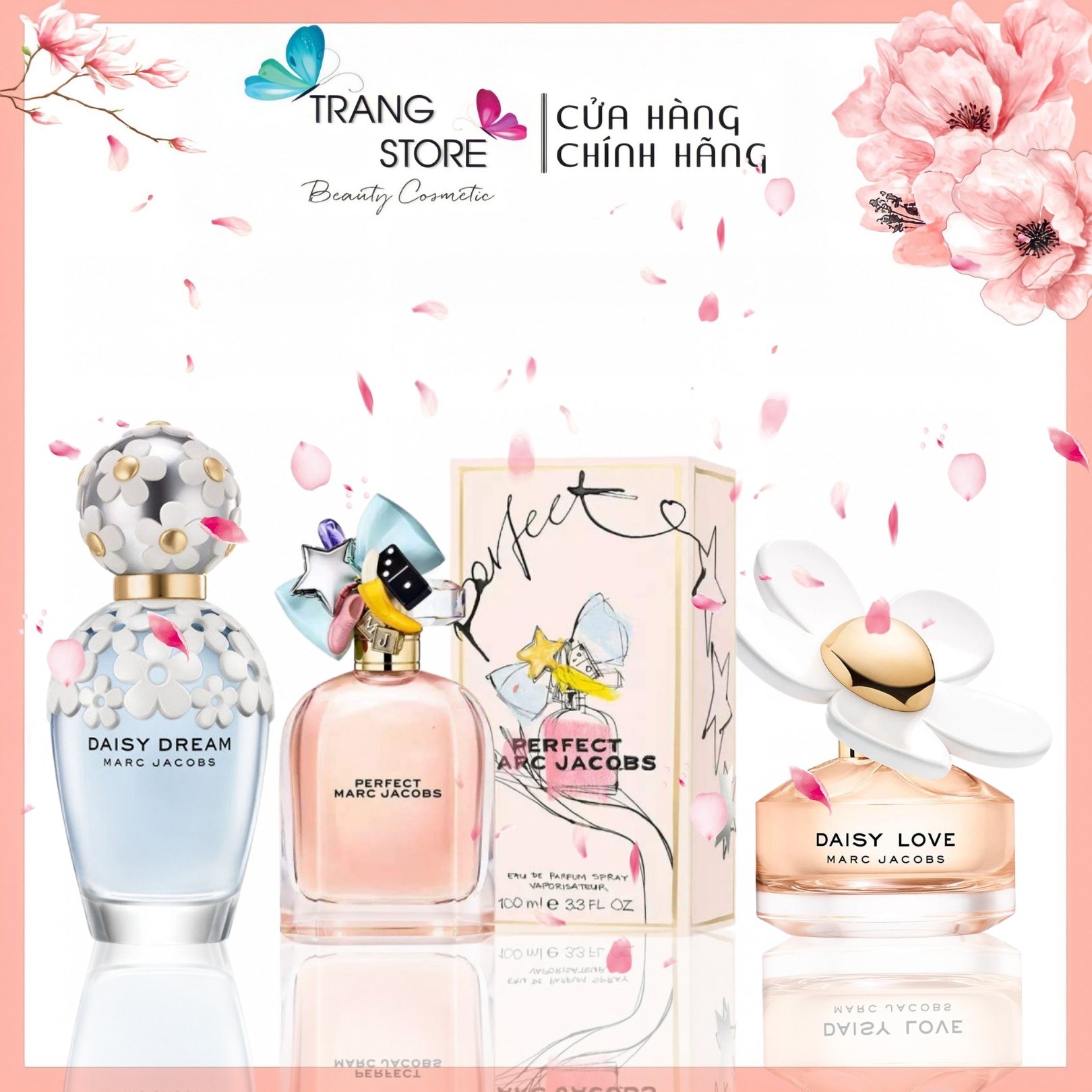 Nước hoa Marc Jacobs Daisy Dream, Daisy Love, Nước Hoa Nữ Chính Hãng hương hoa cỏ, trái cây ngọt dịu