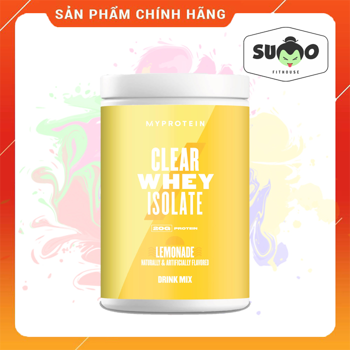 [HCM]WHEY PROTEIN - MYPROTEIN - CLEAR WHEY ISOLATE - 1.1LBS - Từ Châu Âu