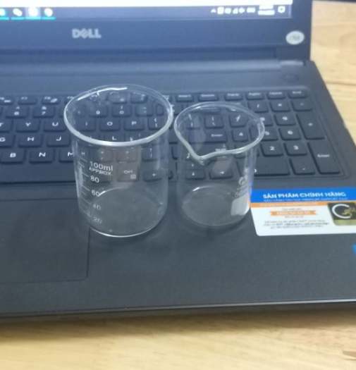 Cốc đốt thấp thành dùng cho phòng thí nghiệm 50ml