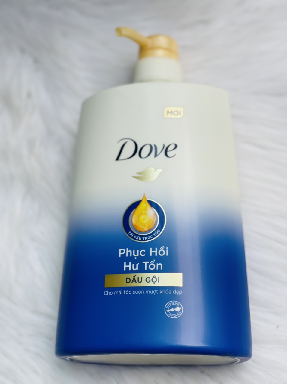 Dầu gội phục hồi hư tổn tóc Dove 854ml - Chai lớn