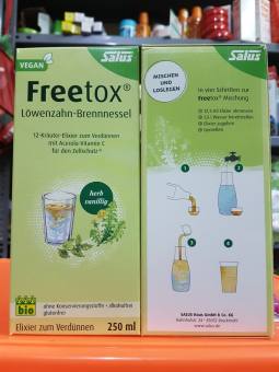 Thải độc FREETOX Lowenzahn Brennnessel 250ml của Đức