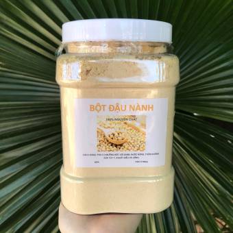 Bột đậu nành rang, uống đẹp da, giảm cân, tăng size vòng 1