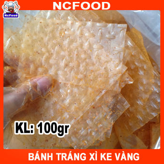Bánh Tráng Muối Nhuyễn Xì Ke Vàng Tây Ninh 100g Loại Cay Siêu Ngon (NCFOOD)
