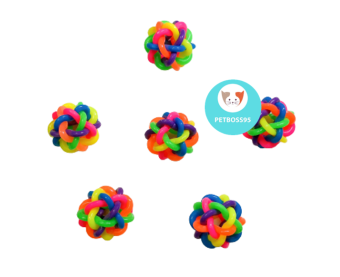 BÓNG CAO SU DẺO ĐỒ CHƠI CHO CHÓ MÈO SIZE TO 5cm