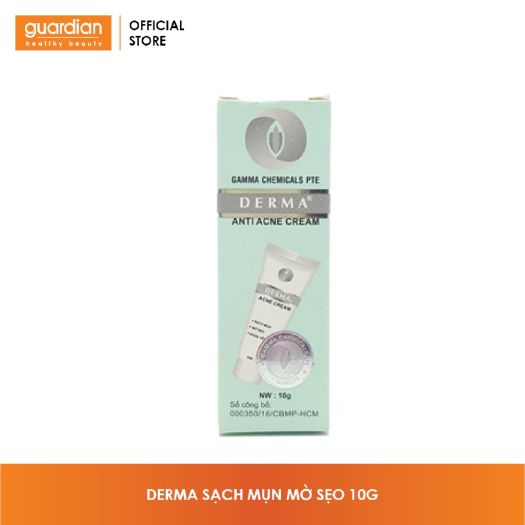 KEM MỤN DERMA ANTI ACNE CREAM 10gr