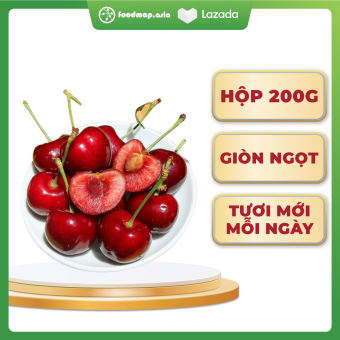 Cherry  Chile Size 28-30 Tươi Ngon, Giòn Ngọt - Foodmap Fruits - Hộp 200g