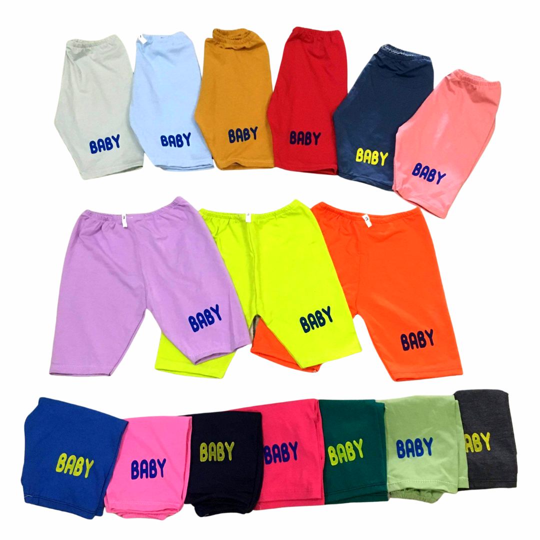 Combo 5 quần legging ngố lửng BaBy xinh yêu cho bé gái 6-25kg