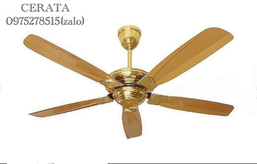 [HÀNG LOẠI I CÓ CÁP AN TOÀN-Động Cơ 100% Lõi Đồng] Quạt Trần INVERTER Không Đèn CERATA-QTJ302 Đường Kính Cánh 1M42, Có Điều Khiển Từ Xa( Remote), Công Suất 90W,  5 Cánh ABS [Bảo Hành 5 Năm]