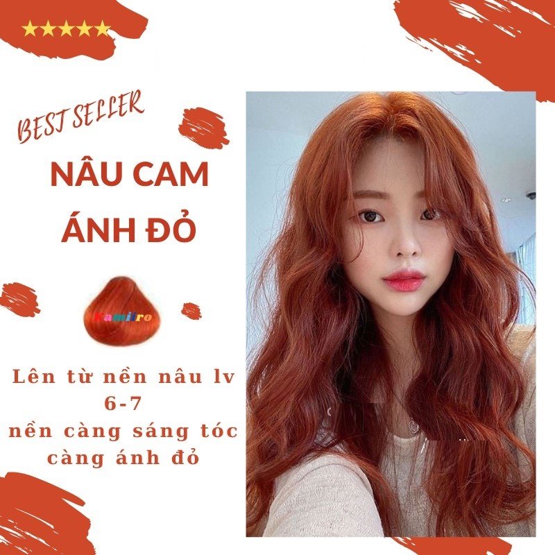 TOP 11 kiểu tóc màu nâu cam cho nàng thay đổi ấn tượng