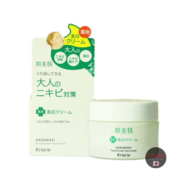 Kem dưỡng trắng da mặt da mụn, kem dưỡng da ngừa thâm mụn Kracie Nhật Bản 50gr