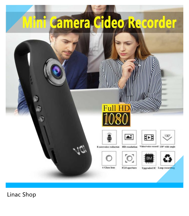 MC Police Full HD Mini Camera - 1080P Dash Cam