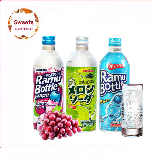 Nước uống có ga soda Sangaria Nhật Bản 500ml