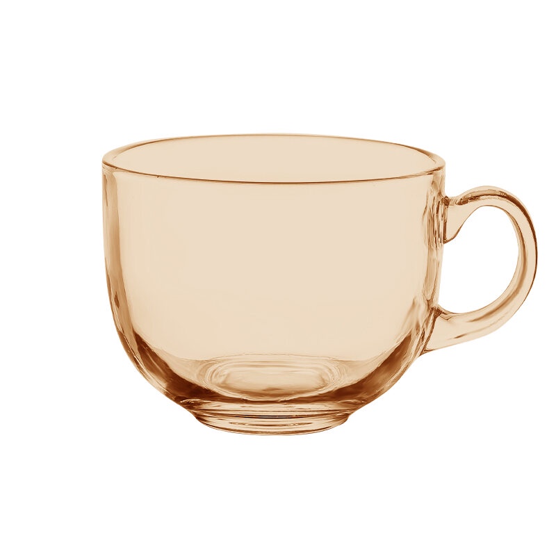 Set 03 cốc thủy tinh hổ phách 440ml ( Không kèm thìa)
