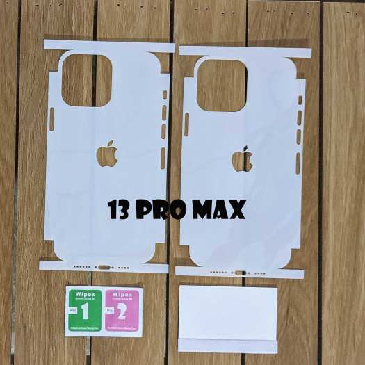 Miếng dán PPF iPhone 13 Pro Max full lưng viền tặng gạt trắng hỗ trợ dán