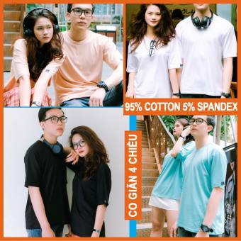 Áo thun trơn unisex nam nữ tay lỡ MADELA nhiều màu kiểu dáng basic