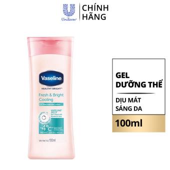 Sữa Dưỡng Thể Vaseline Dưỡng Ẩm Dụi Mát, Sáng Da Fresh & Bright 10x 100ml